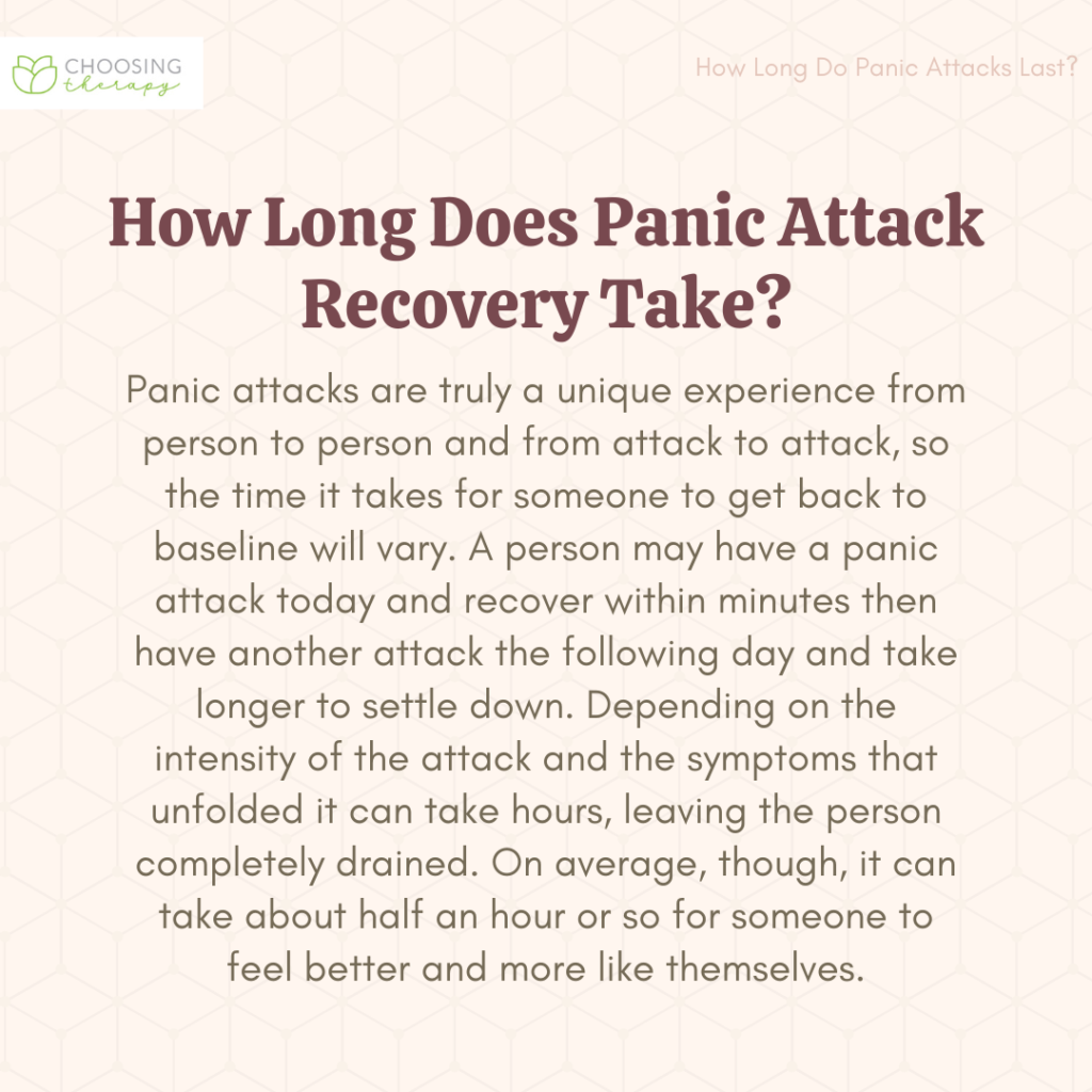 How Long Do Panic Attacks Last? Duration & How to Cope