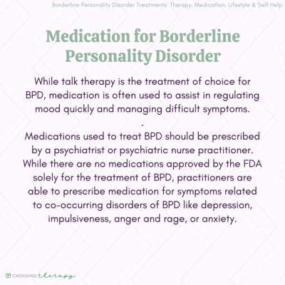 Borderline Personality Disorder Treatment Options