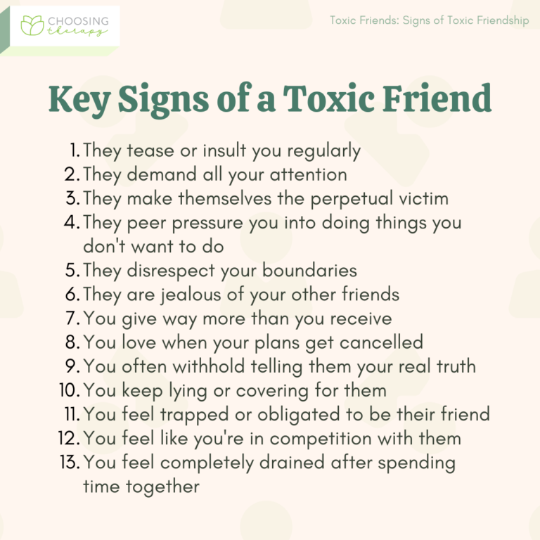 13 Signs That You Have Toxic Friends - and What to Do About It