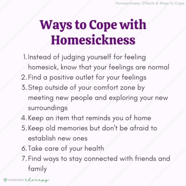 Homesickness: Signs, Effects & 7 Ways to Cope - Choosing Therapy