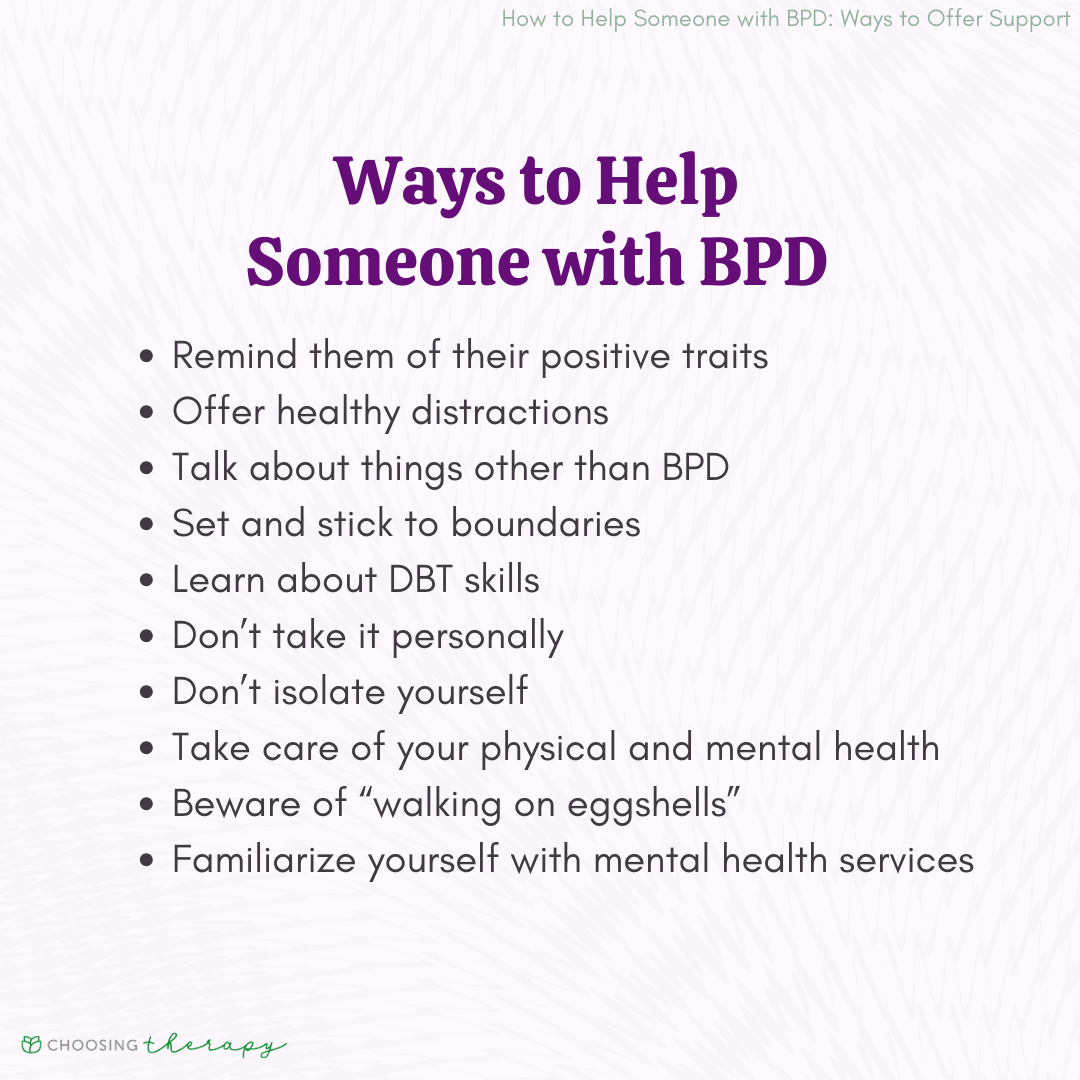 20 Ways To Help Someone With BPD