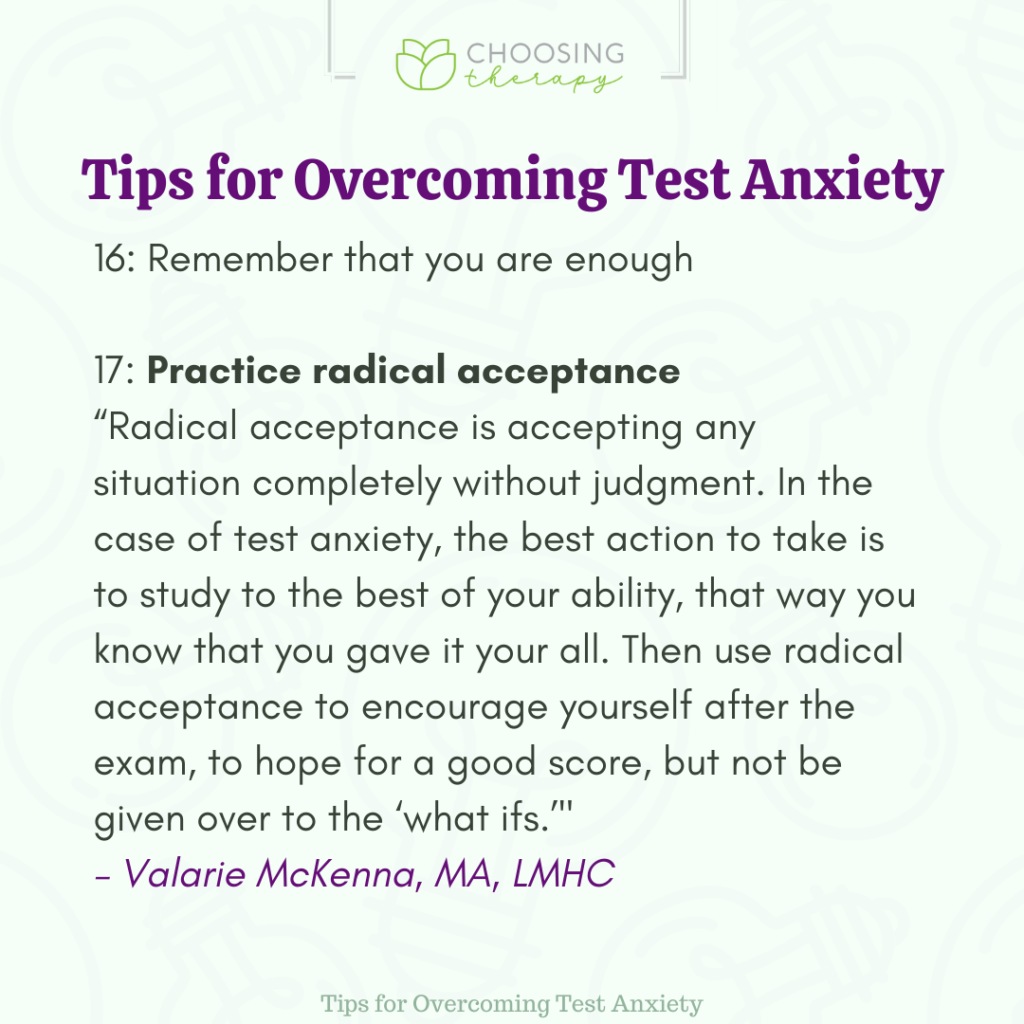 23 Tips For Overcoming Test Anxiety