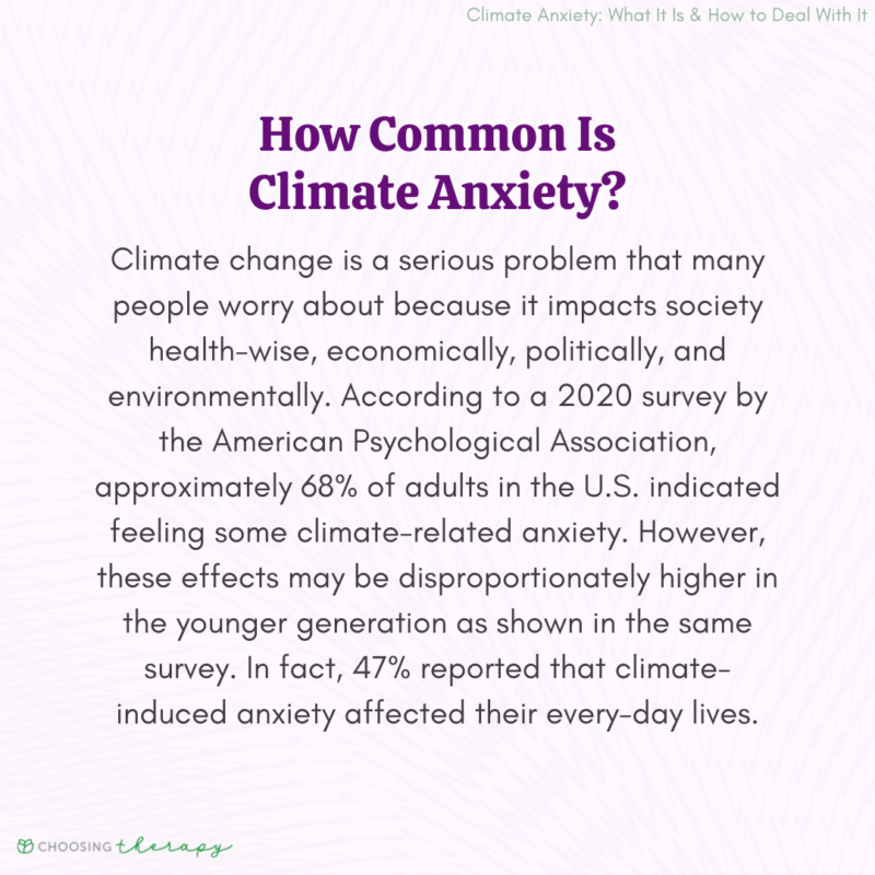 How To Deal With Climate Anxiety