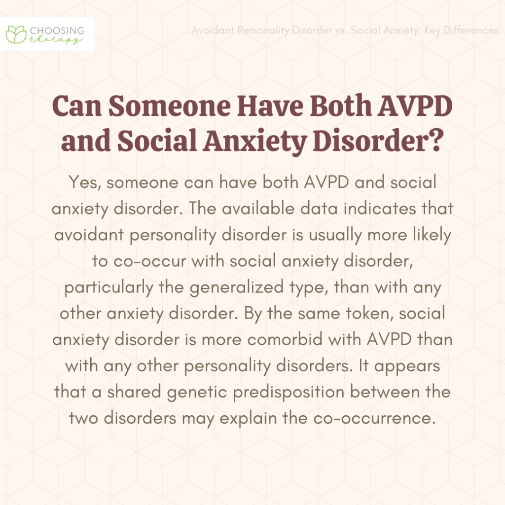 Avoidant Personality Disorder Vs Social Anxiety Key Differences 