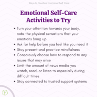 11 Ways to Practice Emotional Self Care - Choosing Therapy