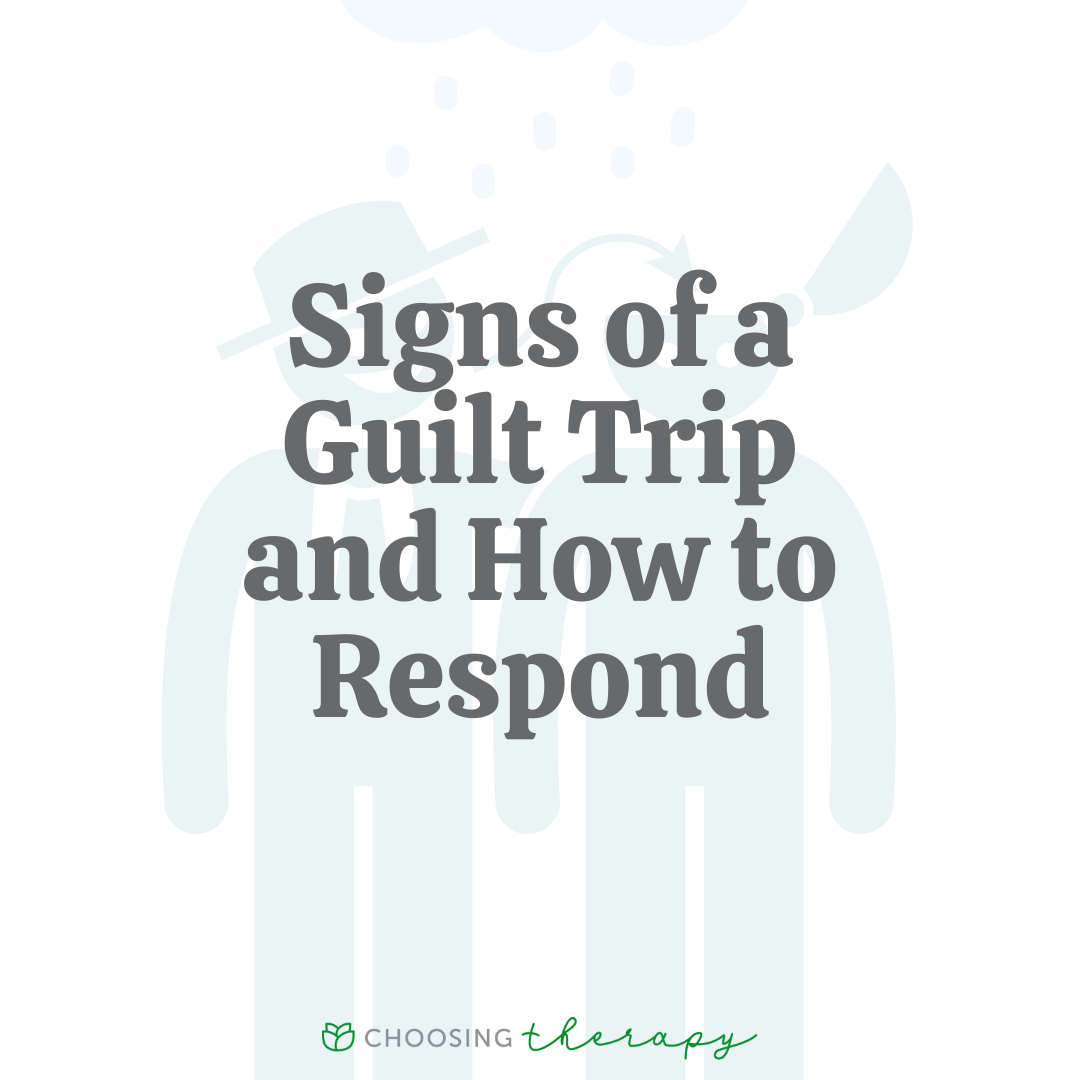 guilt trip yourself meaning