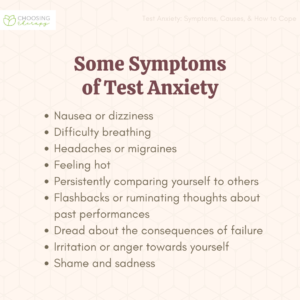 Test Anxiety: Symptoms, Causes, & How to Cope