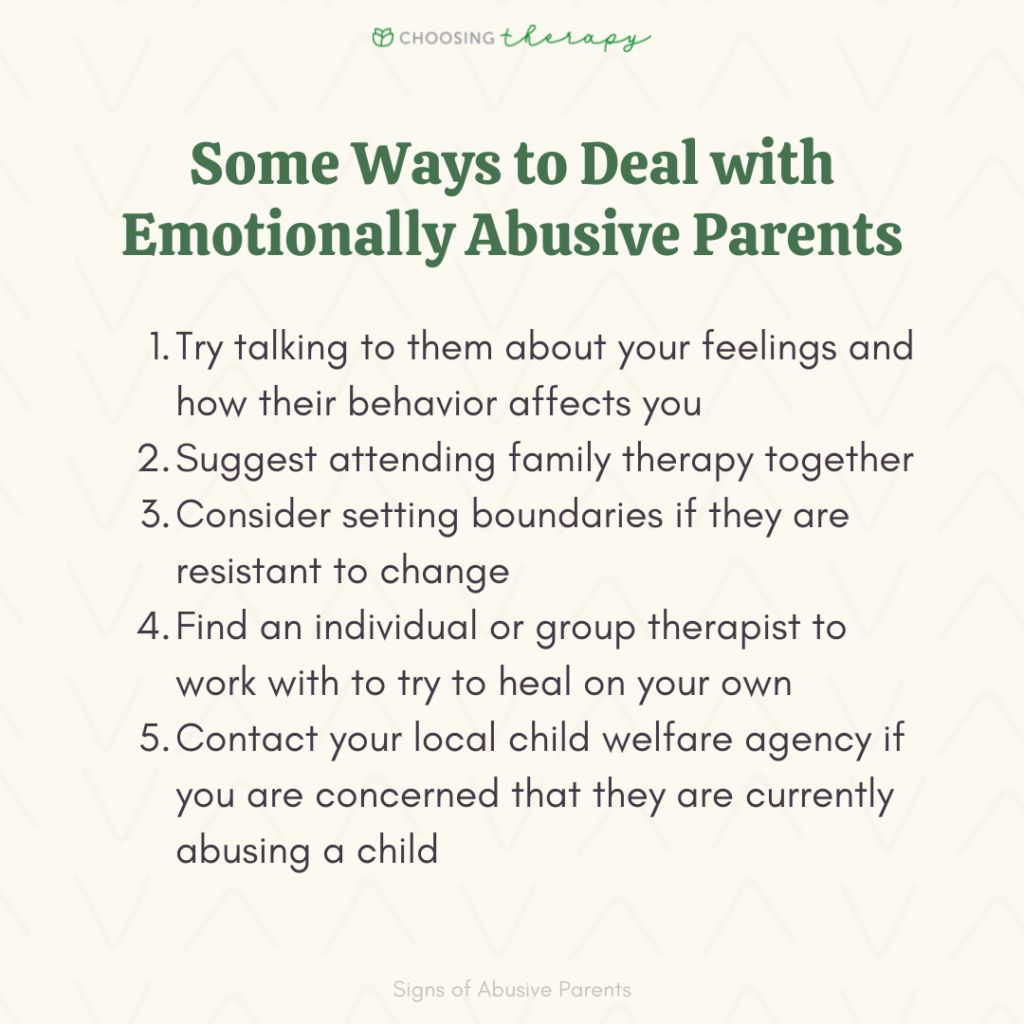 15 Signs You Have Abusive Parents