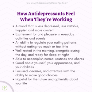 How Do Antidepressants Make You Feel?