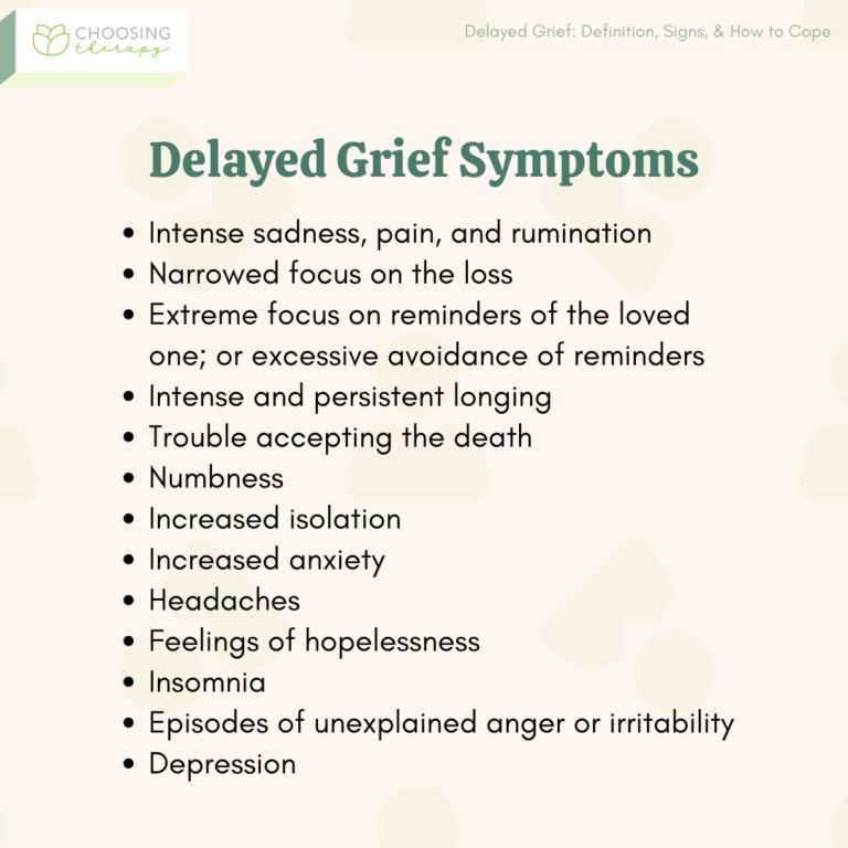 What Is Delayed Grief?