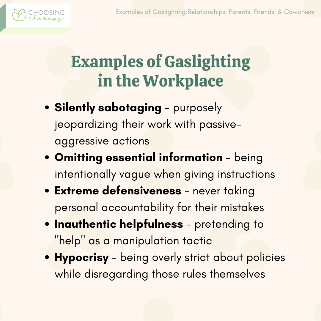 39 Examples of Gaslighting Parents