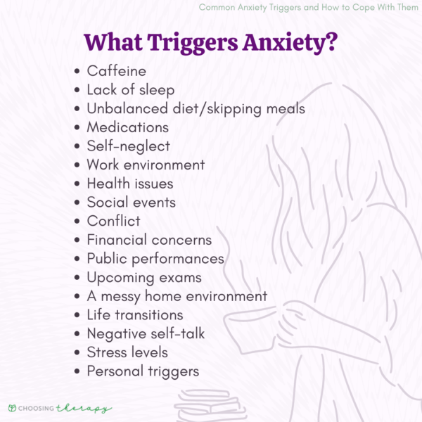 17 Anxiety Triggers & How to Deal With Them