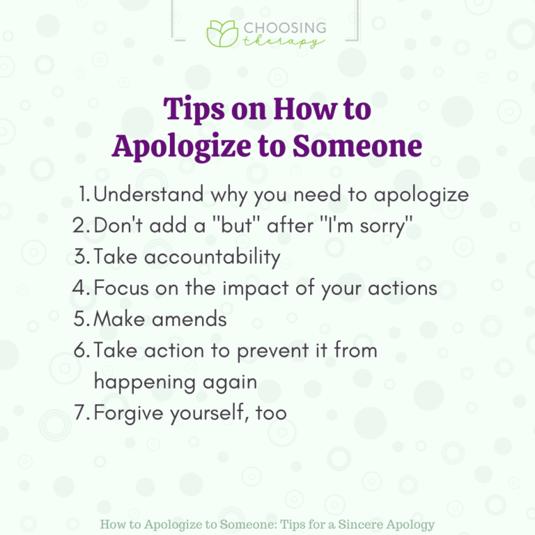 How To Apologize Sincerely & Effectively