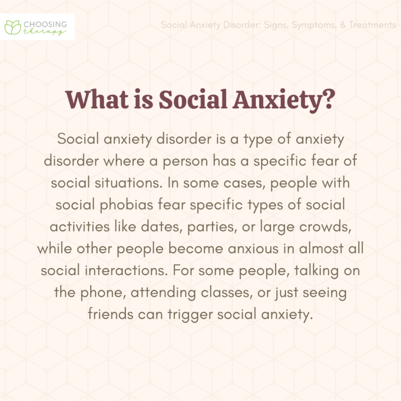 What Is Social Anxiety Disorder?