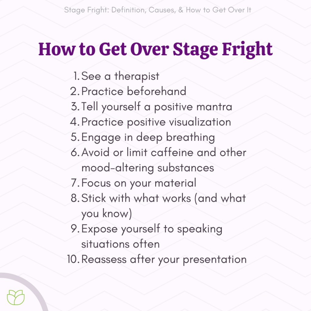 Stage Fright: Definition, Causes, & How to Get Over It