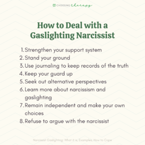 Narcissistic Gaslighting: What It Is, Signs, & How Cope