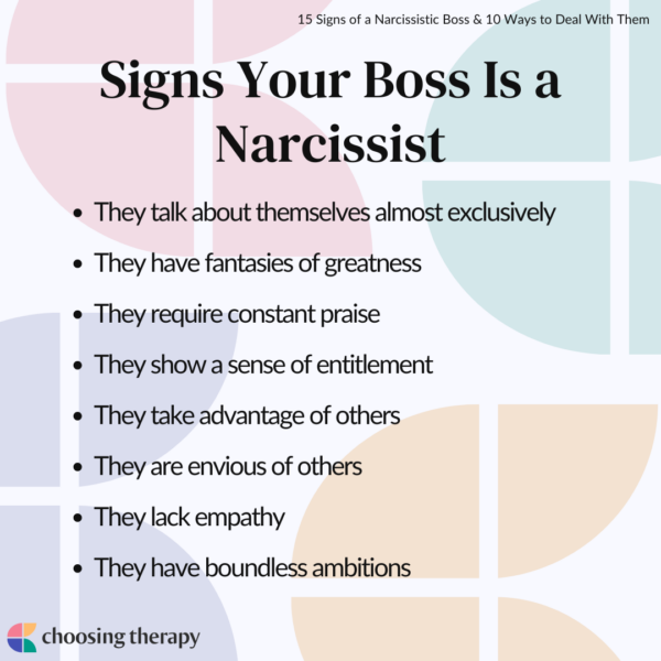 Do You Have a Narcissistic Boss? Here's How to Deal With Them