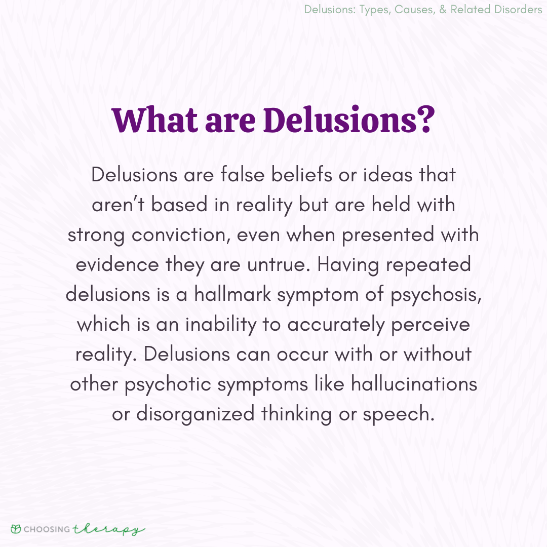 What Are Delusions Delusional Disorders 