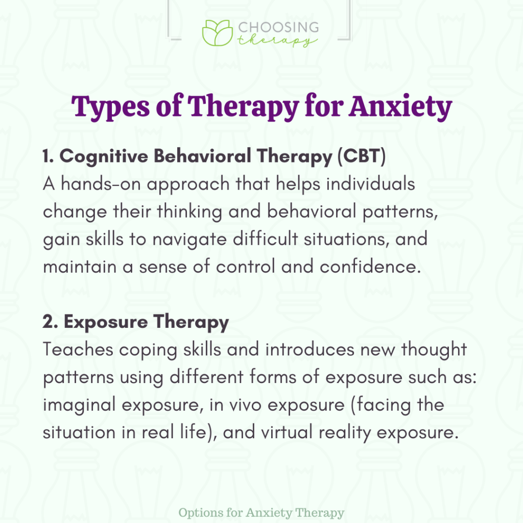 6 Options for Anxiety Therapy