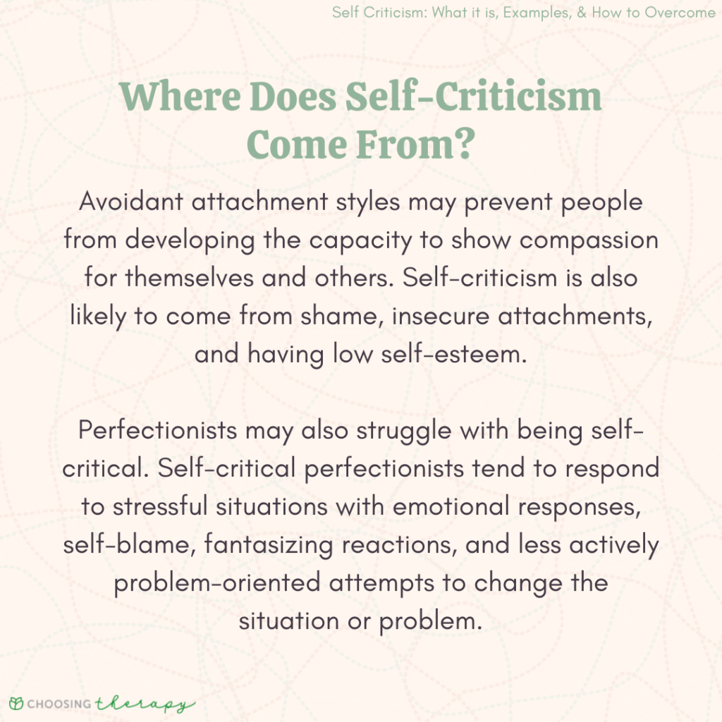 How to Overcome Self-Criticism