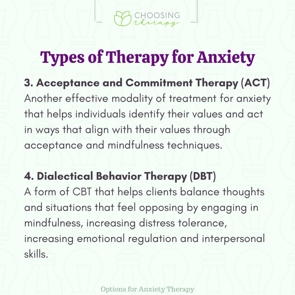 6 Options for Anxiety Therapy