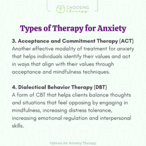 6 Options For Anxiety Therapy