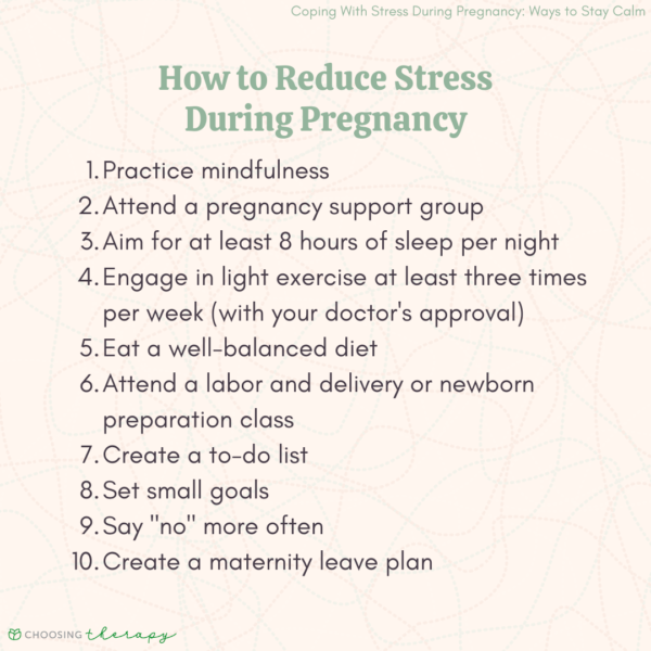 Coping With Stress During Pregnancy: 10 Ways to Stay Calm