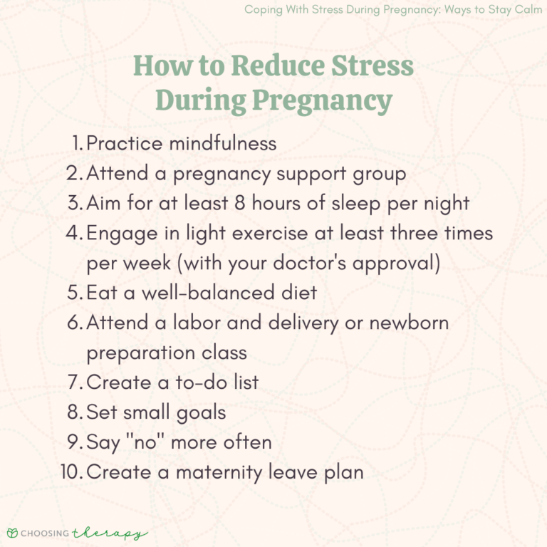 Coping With Stress During Pregnancy: 10 Ways To Stay Calm