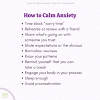 31 Ways to Calm Anxiety