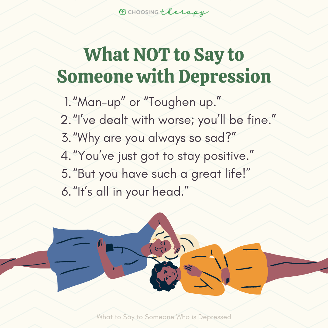 21 Things To Say To Someone With Depression