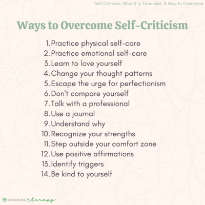 How to Overcome Self-Criticism