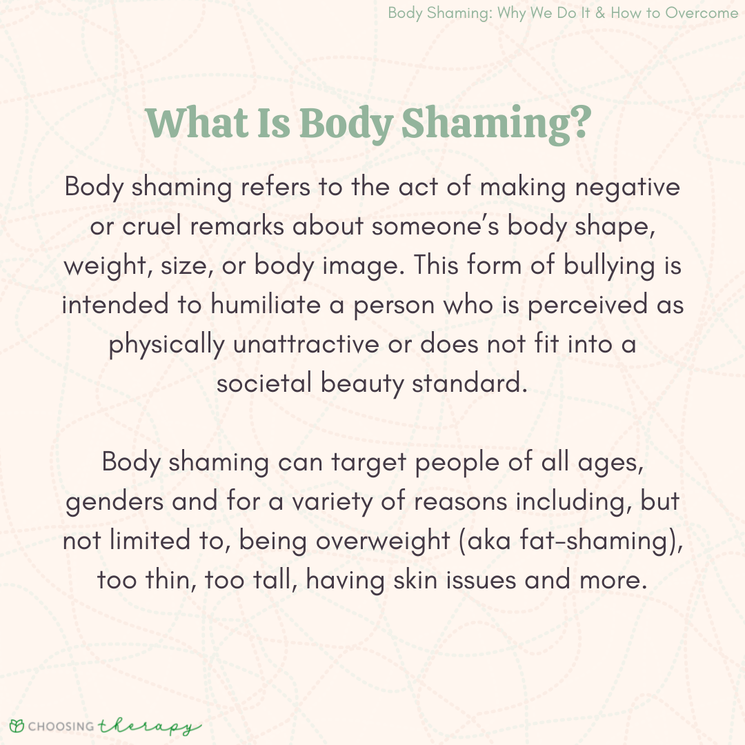 thesis statement for body shaming