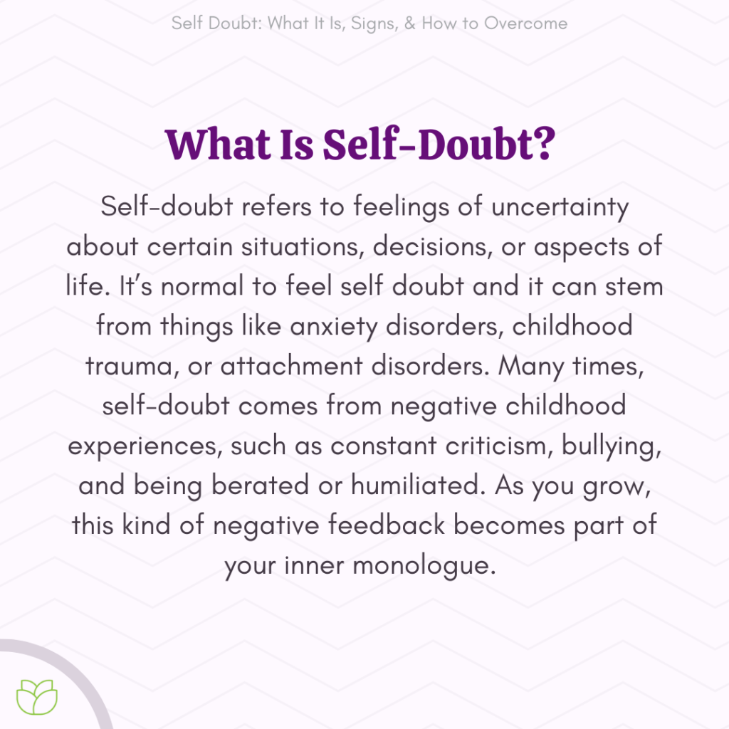 18 Ways To Overcome Self Doubt