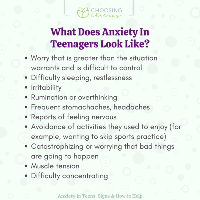 What Does Anxiety Look Like in Teens?