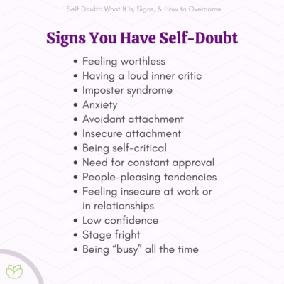 18 Ways to Overcome Self-Doubt