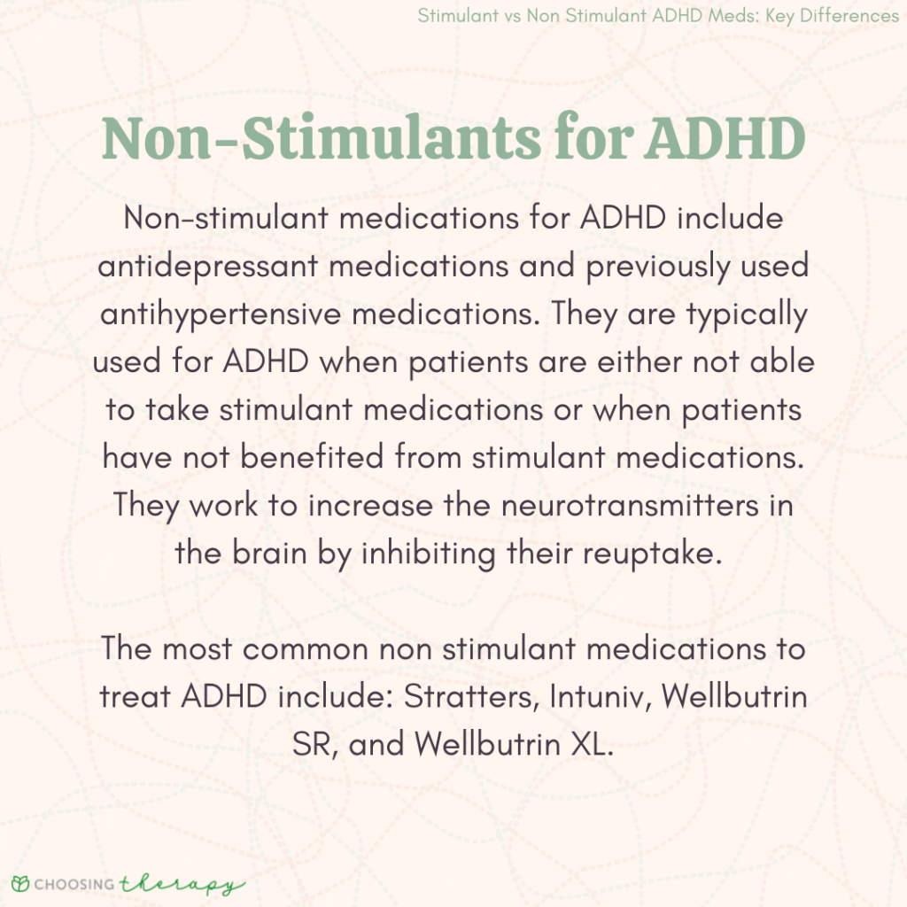 ADHD Stimulants Vs Non Stimulants: Understanding The Difference