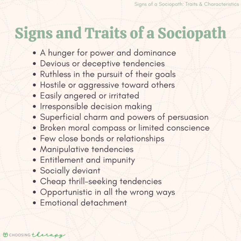 15 Signs You May Be Dealing With a Sociopath