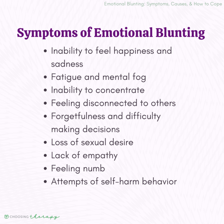 What Is Emotional Blunting?