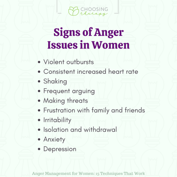 15 Anger Management Tips For Women 