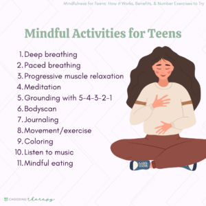 11 Mindful Activities for Teens