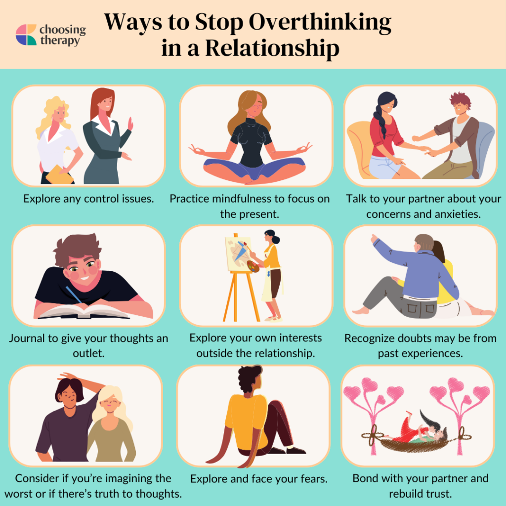 11 Ways to Stop Overthinking in Relationships From a Therapist