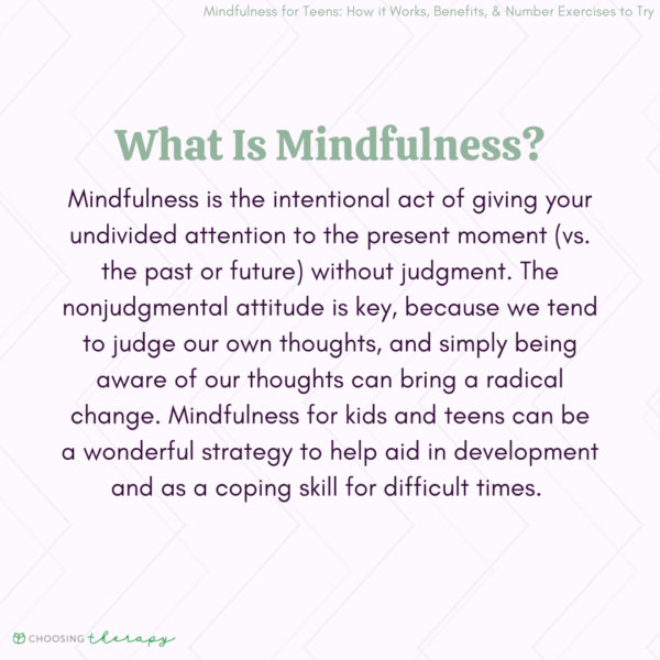 11 Mindful Activities for Teens