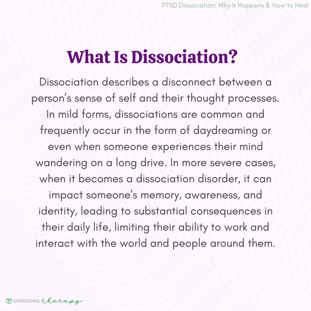 PTSD & Dissociation: What’s The Connection?