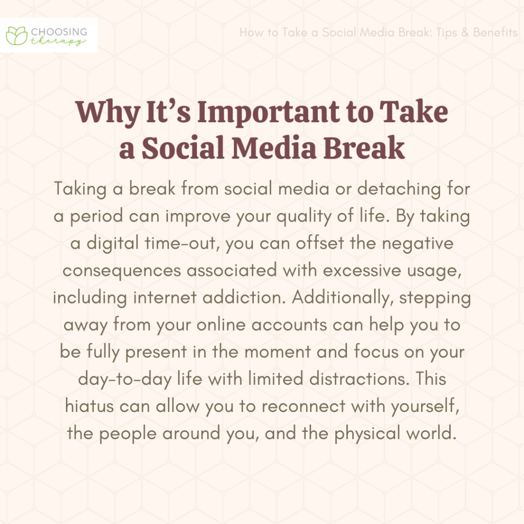 The Benefits Of Taking A Break From Social Media And How To Do It 5261