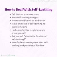 Causes of Self-Loathing & How to Overcome It