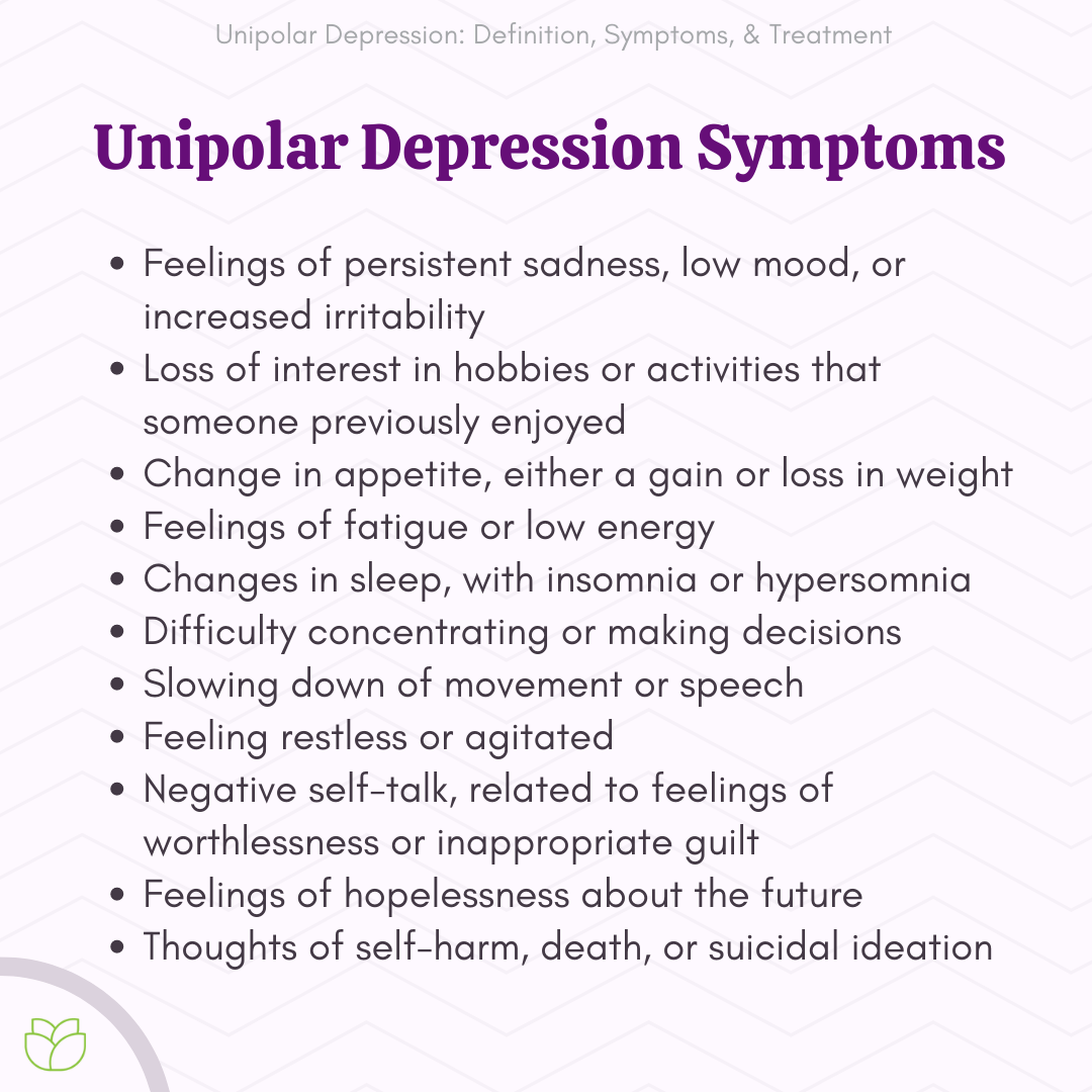 What Is Unipolar Depression