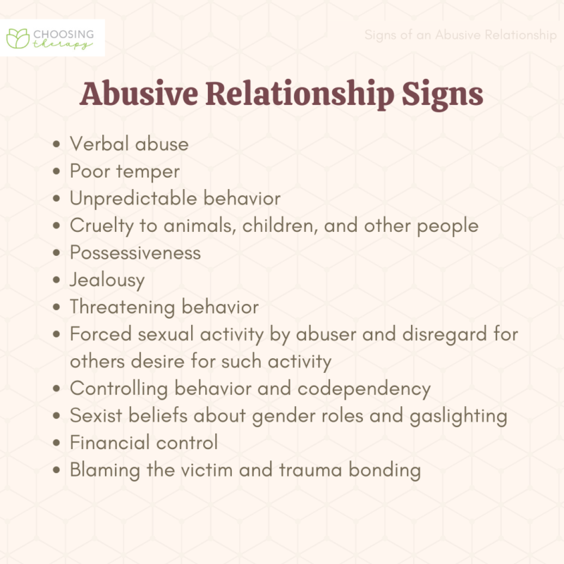 25 Signs You're in an Abusive Relationship