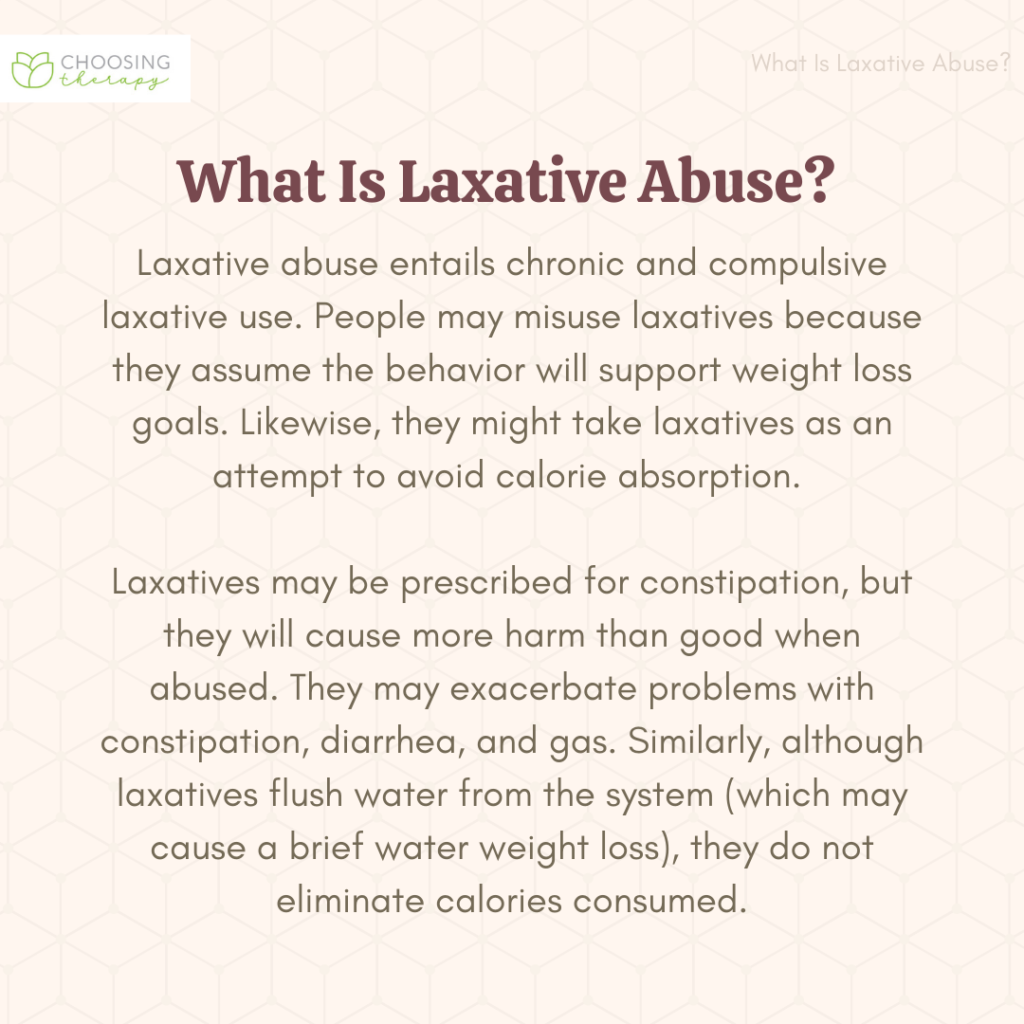 Laxative Abuse Symptoms & Treatments