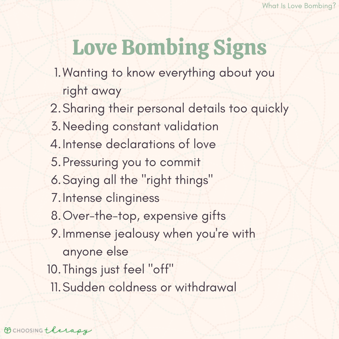 signs of love bombing        <h3 class=