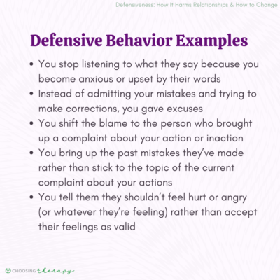 How to Overcome Defensiveness